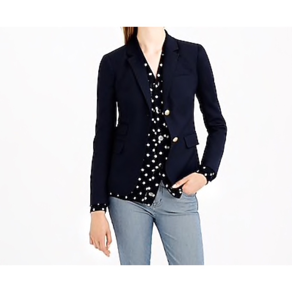 J. Crew Schoolboy Blazer in Navy